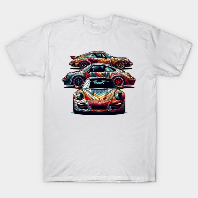 Porsche 911 T-Shirt by Vehicles-Art